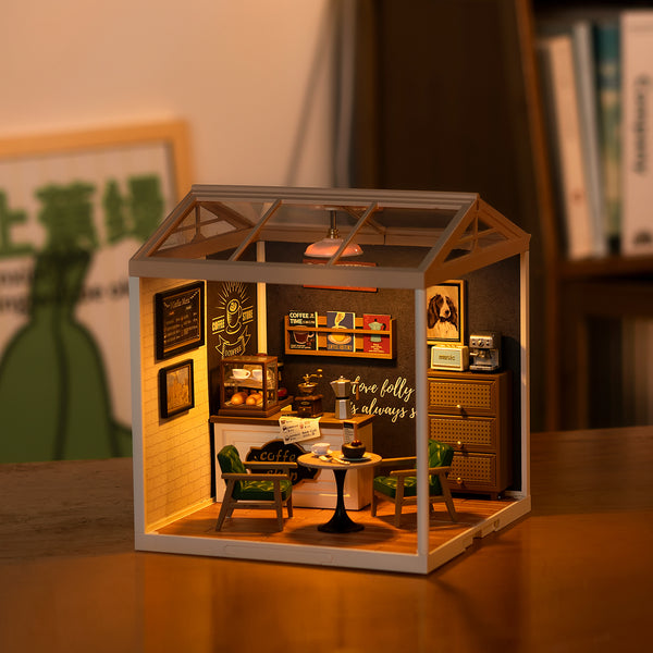 Rolife Plastic Miniature House - Daily Inspiration Cafe DW001B