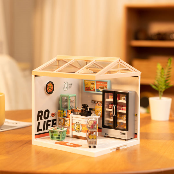 Rolife Plastic Miniature House - Energy Supply Store DW002