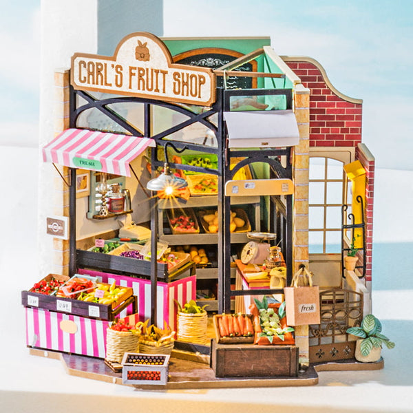 Rolife Carl’s Fruit Shop DG142 DIY Wooden Dollhouse