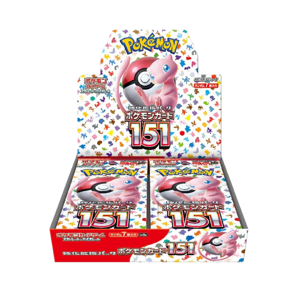 Pokemon Card Game Scarlet & Violet Booster Pack Pokemon 151 BOX 【SV2a】- Japanese Edition (20 Packs)